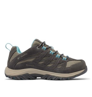 Beige Columbia Crestwood Waterproof Women's Hiking Shoes | 37018JWHE