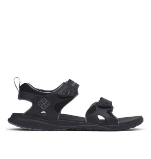 Black Columbia Ankle Strap Men's Sandals | 06512OWZJ