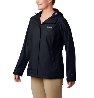 Black Columbia Arcadia II Women's Rain Jacket | 10847NYTS