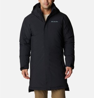 Black Columbia Arrow Trail Insulated Men's Coats | 25086WNXA