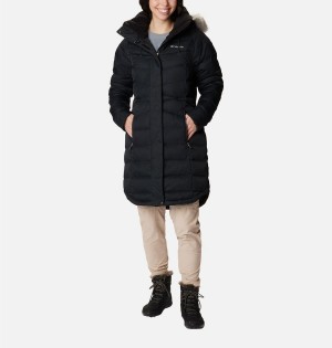 Black Columbia Belle Isle Mid Women's Puffer Jacket | 16392NXQO