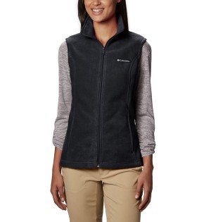 Black Columbia Benton Springs Fleece Women's Vest | 92645XOMA