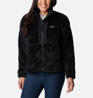 Black Columbia Boundless Discovery Full Zip Sherpa Women's Fleece Jacket | 58692WLQO