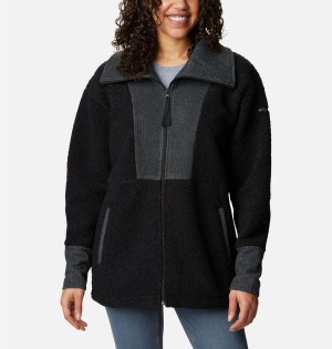 Black Columbia Boundless Trek Full Zip Women's Fleece Jacket | 10637WAPI