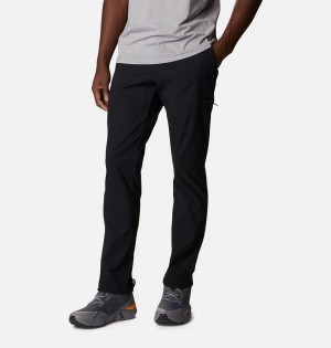 Black Columbia Canyon Gate Chino Men's Pants | 10287WAYQ