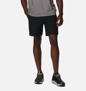 Black Columbia Canyon Gate Utility Men's Shorts | 74619VAWI