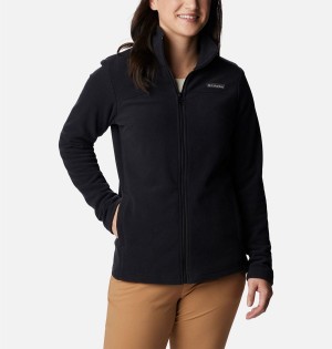 Black Columbia Castle Dale Full Zip Women's Fleece Jacket | 18653YJHD