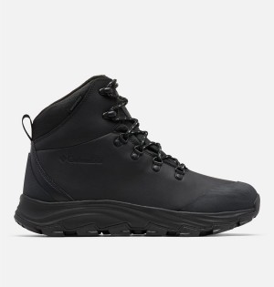 Black Columbia Expeditionist Men's Boots | 46387XNVP