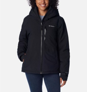 Black Columbia Explorer's Edge Insulated Women's Puffer Jacket | 94367BKCU