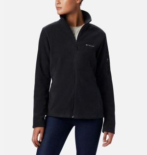 Black Columbia Fast Trek II Women's Fleece Jacket | 09237KMWA