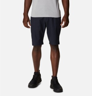 Black Columbia Flex ROC Men's Shorts | 26481TWUN