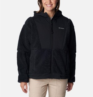 Black Columbia Hakatai Full Zip Women's Fleece Jacket | 89460BJMD