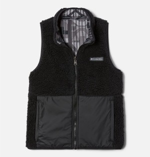 Black Columbia Hakatai Reversible Kids' Vest | 40281AZUT