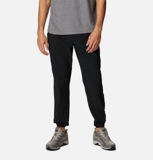 Black Columbia Hike Joggers Men's Pants | 89610AODP