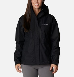 Black Columbia Hikebound Women's Rain Jacket | 69125ACFH