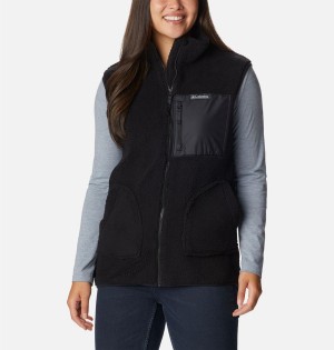 Black Columbia Holly Hideaway Women's Vest | 16987KADS