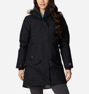 Black Columbia Icelandite TurboDown Women's Coats | 42083OCEU