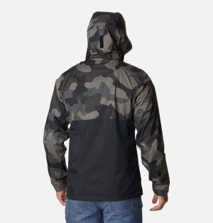 Black Columbia Inner Limits II Men's Rain Jacket | 78145ENHV