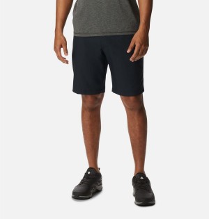 Black Columbia Iron Mountain Trail Men's Shorts | 49258VEAX