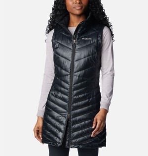 Black Columbia Joy Peak Long Women's Vest | 73052LUOY