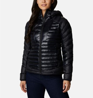 Black Columbia Labyrinth Loop Insulated Hooded Women's Puffer Jacket | 10453BPLD