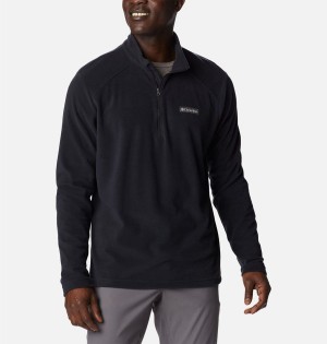 Black Columbia Lake Aloha Half Zip Fleece Men's Pullover | 87325XFPY