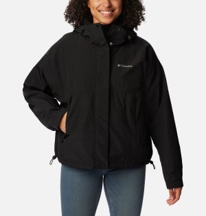 Black Columbia Laurelwoods II Interchange Women's 3 In 1 Jackets | 59387HWGP