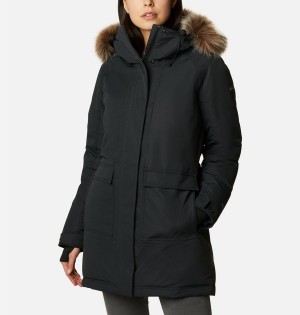 Black Columbia Little Si Insulated Women's Coats | 94061ZFVN