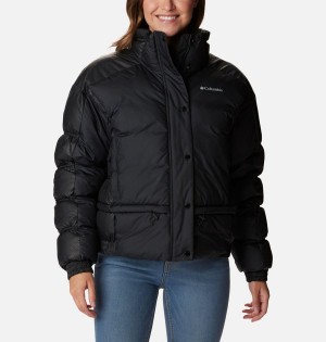 Black Columbia Mineral Ridge Black Dot Women's Puffer Jacket | 95813RBUG