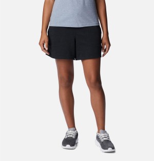 Black Columbia Mineral Ridge Pull On Women's Shorts | 34695CSRG