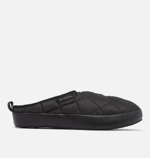 Black Columbia Omni Heat Lazy Bend Camper Men's Slippers | 70412MKSO