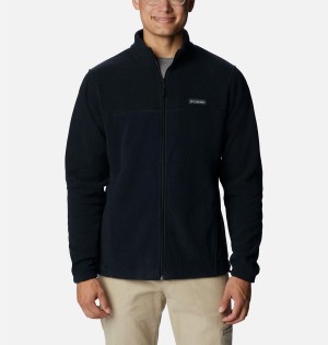 Black Columbia Overlook Trail Full Zip Men's Fleece Jacket | 35701KLWQ