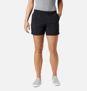 Black Columbia PFG Backcast Water Women's Shorts | 38726RXFM