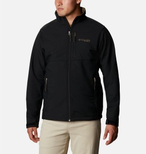 Black Columbia PHG Ascender Men's Softshell Jackets | 87346AYUP