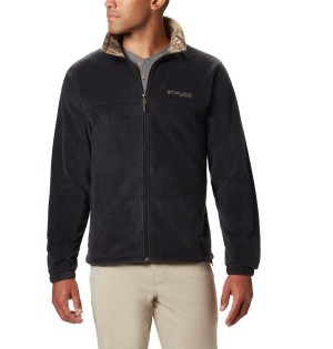 Black Columbia PHG Men's Fleece Jacket | 40237PQWH