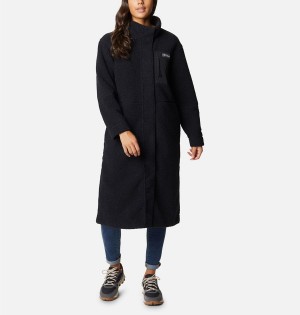 Black Columbia Panorama Full Length Women's Fleece Jacket | 27840SLFX