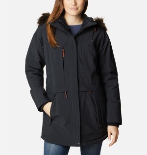 Black Columbia Payton Pass Insulated Women's Coats | 86735OUEV