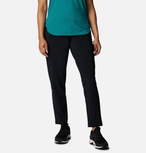 Black Columbia Pleasant Creek Core Women's Pants | 53847YAWJ