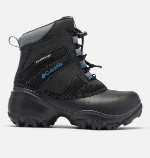 Black Columbia Rope Tow III Waterproof Warm Winter Kids' Boots | 27814CZOK