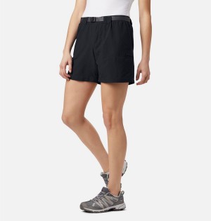 Black Columbia Sandy River Cargo Women's Shorts | 30947CBFP