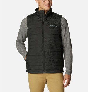 Black Columbia Silver Falls Men's Vest | 45207ATVQ