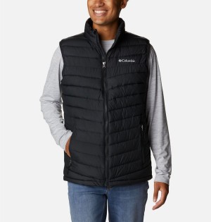 Black Columbia Slope Edge Men's Vest | 17069LMGJ