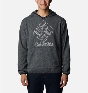 Black Columbia Stone Canyon Men's Hoodie | 23691IXMY