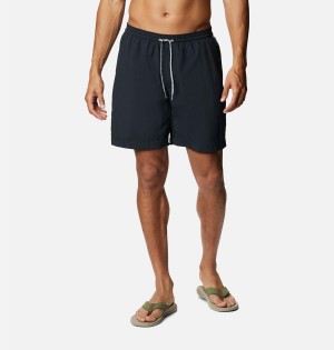 Black Columbia Summerdry Men's Shorts | 92806UVEN