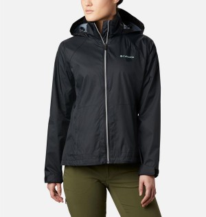 Black Columbia Switchback III Women's Rain Jacket | 96523PRFX