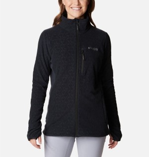 Black Columbia Titan Pass 3.0 Full Zip Women's Fleece Jacket | 41853ZAFI