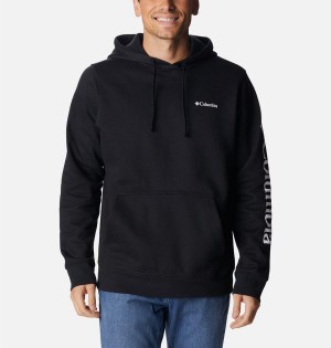 Black Columbia Trek Men's Hoodie | 64135MGKY