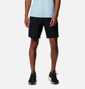 Black Columbia Washed Out Cargo Men's Shorts | 16489WXMD