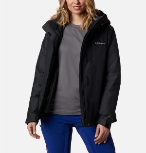 Black Columbia Whirlibird IV Interchange Women's Ski Jacket | 15924JHSQ