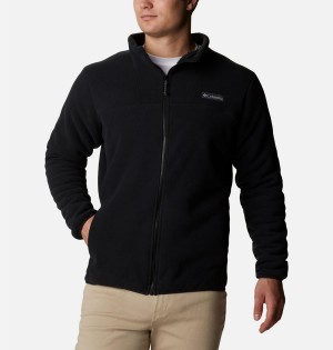 Black Columbia Winter Pass Full Zip Sherpa Men's Fleece Jacket | 03856RSFW